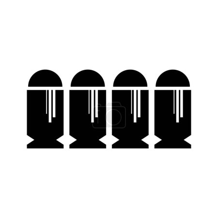 bullet icon vector illustration logo design