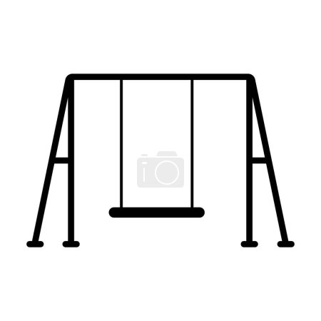 swing icon vector illustration logo design
