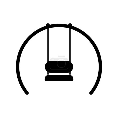 swing icon vector illustration logo design