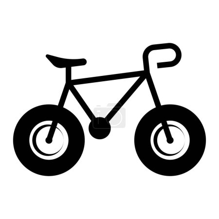 fixie vélo icône vectoriel illustration logo design