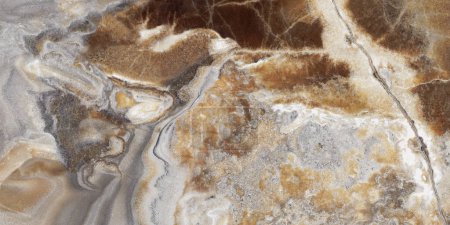 Photo for Beige abstract marbled background, Onyx marble stone texture - Royalty Free Image