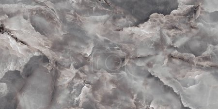 Foto de Grey High Resolution Italian Granite Onyx Stone Texture And Ceramic Wall Tiles And Floor Tile Surface Background. - Imagen libre de derechos