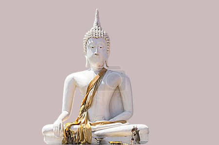 Ilustración de Estatua de buda para la religión de la cultura budista o budista - Imagen libre de derechos