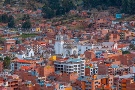 Foto de Tourist destination of the city of copacaba in bolivia - Imagen libre de derechos