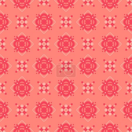Illustration for Moroccan tiles continuous seamless background, tile decoration, used for wallpaper, pattern texture, tile, web page background, surface texture, fabric texture - Royalty Free Image