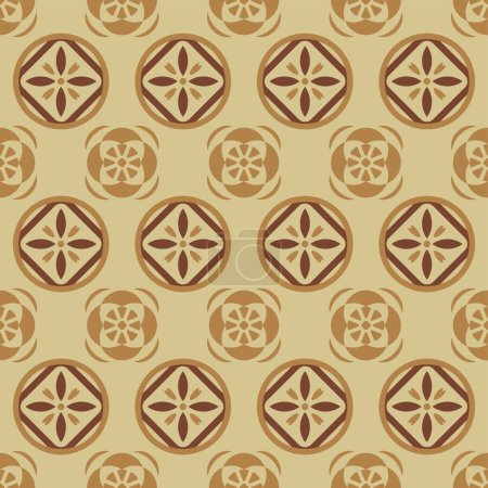 Illustration for Continuous seamless background, used for wallpaper, pattern texture, tile, web page background, surface texture, fabric texture - Royalty Free Image