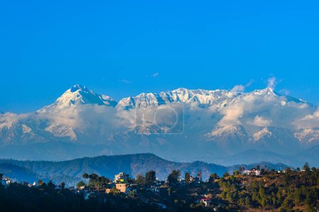 Photo for Magnetic Hills view from  Kasar Devi Almora Uttarakhand India - Royalty Free Image