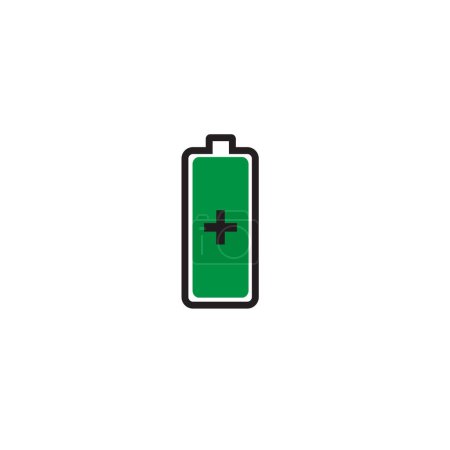 Ilustración de Modo de resistencia de la batería Interfaz de usuario Esquema Icono Logo Vector Ilustración - Imagen libre de derechos