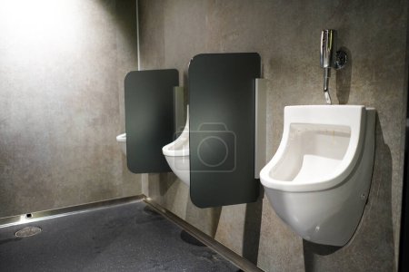 Photo for Urinals in the restaurant. - Royalty Free Image