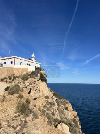 Photo for Lighthouse on the mountain, Albir, Spain - Royalty Free Image