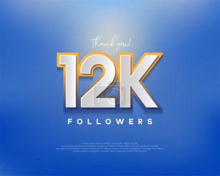 Colorful designs for 12k followers greetings, banners, posters, social media posts.