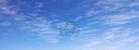 Blurred natural sky background. Dramatic blue sky and  clouds . Cloudy  sky. Storm sky. The sun always shines after the storm. Hope concept.