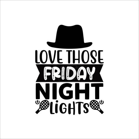 Illustration for Love those friday night lights.eps - Royalty Free Image