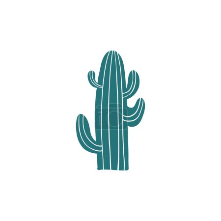 Forme organique abstraite inspirée de la matisse. Plantes, cactus, feuilles, algues, vase en papier découpé style collage. Elément vectoriel esthétique contemporain pour logo, décoration, impression, couverture, papier peint.