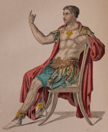 Foto de SERTORIUS, Obras de p. Corneille, dibujos de M.Geffroy, Editorial Laplace Sánchez 1873 - Imagen libre de derechos