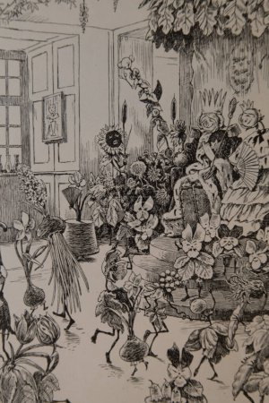 Les Fleurs de la Petite Ida, Les Tales d 'Andersen, Illustrationen von Hans Tegner, Verleger Boivin und Cie 1870