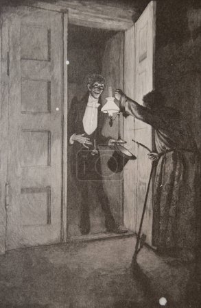 Der Schatten, Andersens Erzählungen, Illustrationen von Hans Tegner, Verleger Boivin und Cie 1870