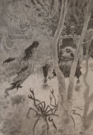 La Petit Sirene, Les Tales d'Andersen, Illustrations de Hans Tegner, Editeur Boivin et Cie 1870