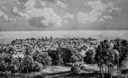Panorama of Panama, the major works of the century by Dumont, Edition Hachette 1895