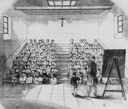 Téléchargez les photos : Le serment aux enfants trouvés, table de Paris par Edmond Texier, Editeur Paulin et Le Chavalier 1853 - en image libre de droit