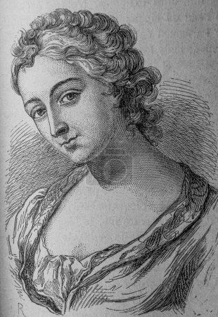 Téléchargez les photos : Madame de Prie, 1672-1792, Histoire de France par Henri Martin, ÉDITEUR DE FURNE 1850 - en image libre de droit