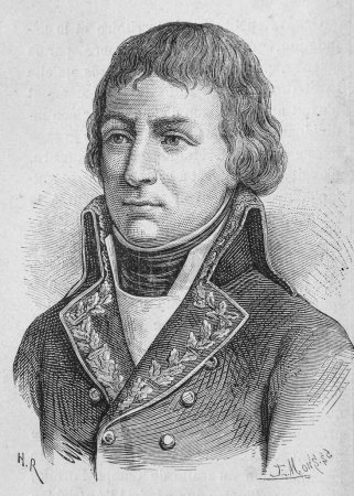 Téléchargez les photos : Général Duphot, 1792-1804, Histoire de France par Henri Martin, éditeur Furne 1850 - en image libre de droit