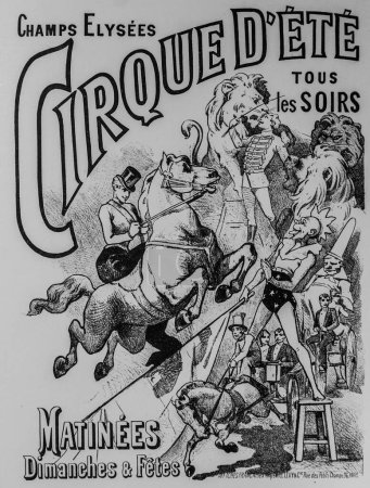 Sommerzirkus, die Zirkusspiele von Hugues Le Roux, Plon Verlag 1889