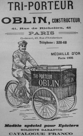 Publicité pour scooter, Annuaire de la culture française, 1911
