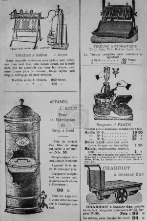 Werbung, Verzeichnis der französischen Epicerie, 1911