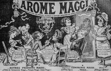 Publicité de Aroma Maggi, Annuaire des Epiceries Françaises, 1911
