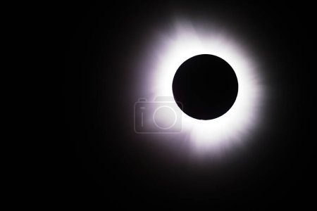 Foto de Total del eclipse solar Abril 2024 - Imagen libre de derechos