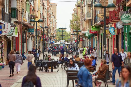 Foto de Delicias vista de la ciudad de Zaragoza (España)) - Imagen libre de derechos