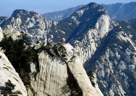 Téléchargez les photos : Mont Sacré Hua, Hua Shan, Xi'an - Chine - en image libre de droit