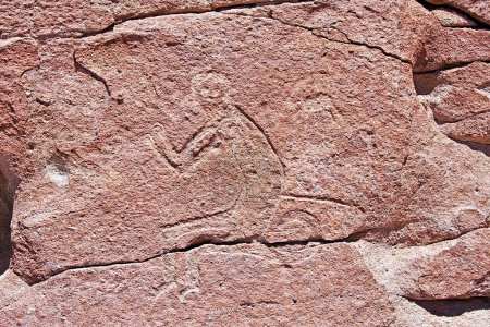 Photo for Petroglyphs of Yerbas Buenas, Atacama Desert - Chile - Royalty Free Image