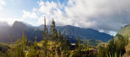 Photo for Panoramic of the Cirque de Salazie, Reunion Island - France - Royalty Free Image