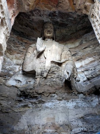 Téléchargez les photos : Grottes de Yungang près de Datong Chine - en image libre de droit