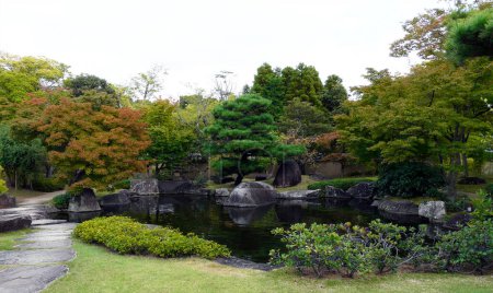 Photo for Kokoen Garden, Himeji, Hy go Honshu Island - Japan - Royalty Free Image