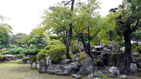 Foto de Jardines en el Castillo de Nagoya, Aichi, Isla Honshu - Japón - Imagen libre de derechos