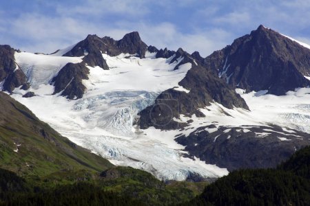 Sortie Glacier, péninsule de Kenai, Alaska - États-Unis