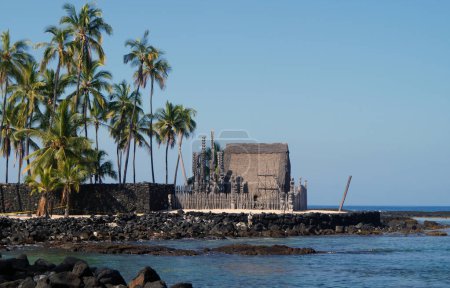 Téléchargez les photos : H naunau National Historical Park, Kona, Big Island, Hawaï - États-Unis - en image libre de droit