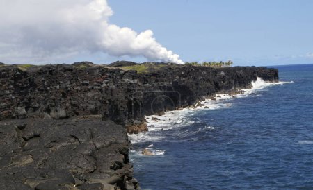 Foto de Volcán Kilauea, Lava tipo Aa, Big Island, Hawaii - Estados Unidos - Imagen libre de derechos