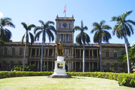 King Kamehameha Monument, Honolulu, Insel Oahu, Hawaii - Vereinigte Staaten