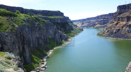 Snake River in Twin Falls, Idaho - Vereinigte Staaten