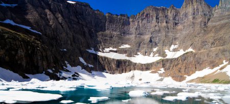 Foto de Parque Nacional Glaciar, Lago Iceberg, Montana - Estados Unidos - Imagen libre de derechos