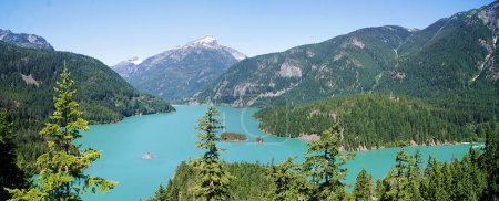 Diablo Lake, North Cascades National Park, Bundesstaat Washington - Vereinigte Staaten