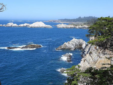 Küstenlandschaft der Halbinsel Monterey, Kalifornien - Vereinigte Staaten