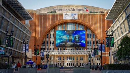 Photo for American Airlines Arena - Home of the Dallas Mavericks and Dallas Stars - DALLAS, TEXAS - OCTOBER 30, 2022 - Royalty Free Image