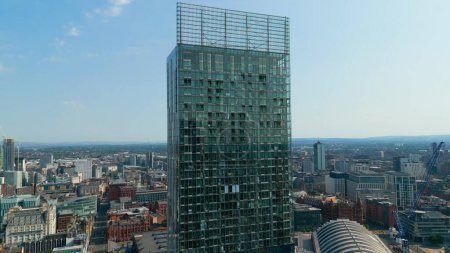 Photo for Famous Beetham Tower in Manchester - MANCHESTER, UNITED KINGDOM - AUGUST 15, 2022 - Royalty Free Image
