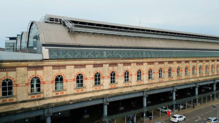 Photo for Manchester Piccadilly train station from above - MANCHESTER, UNITED KINGDOM - AUGUST 15, 2022 - Royalty Free Image