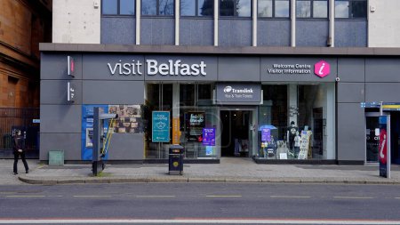 Photo for Visitor Information Center in the city center of Belfast - BELFAST, UNITED KINGDOM - APRIL 25, 2022 - Royalty Free Image